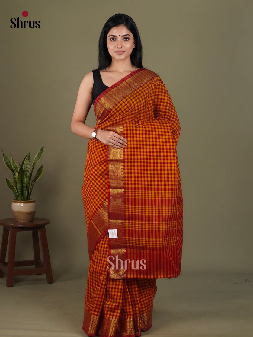 Chettinad Cotton Saree - EFS24029 - Shop on Shrus.com