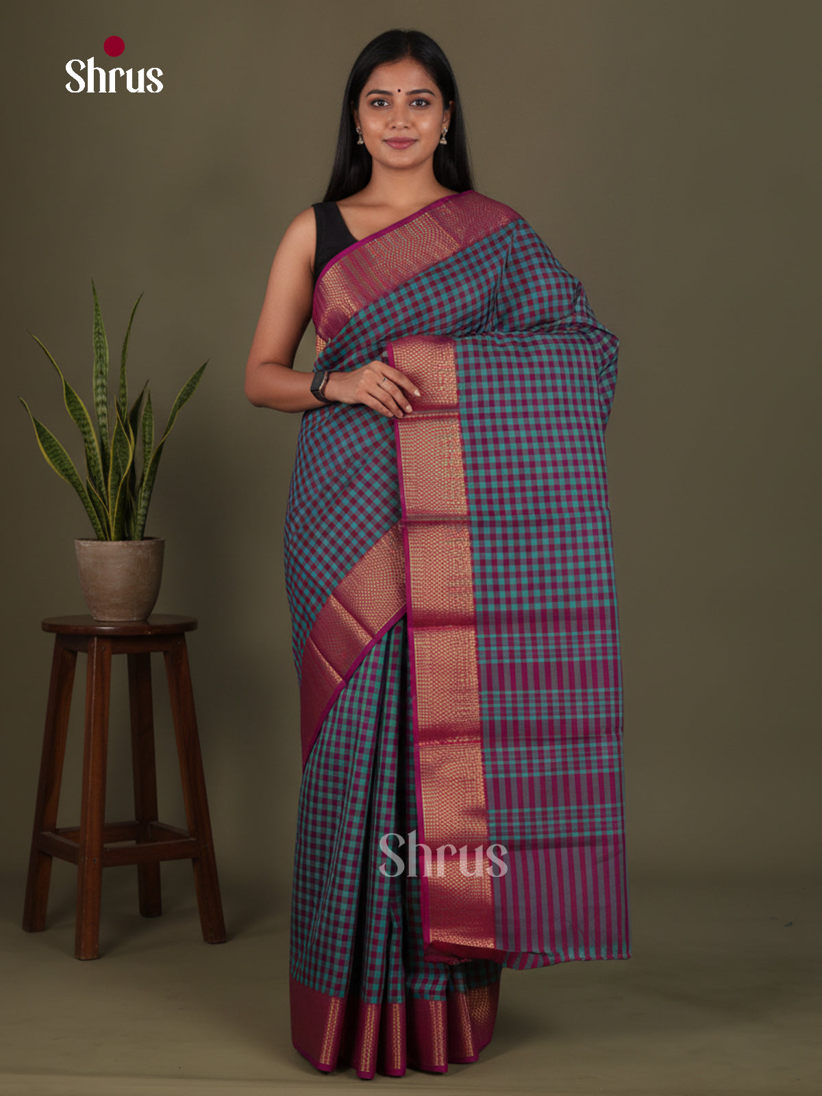 Chettinad Cotton Saree - EFS24032 - Shop on Shrus.com