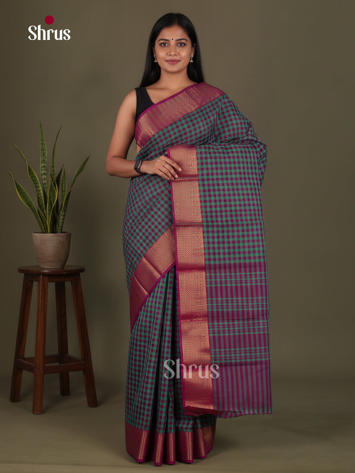 Chettinad Cotton Saree - EFS24032 - Shop on Shrus.com