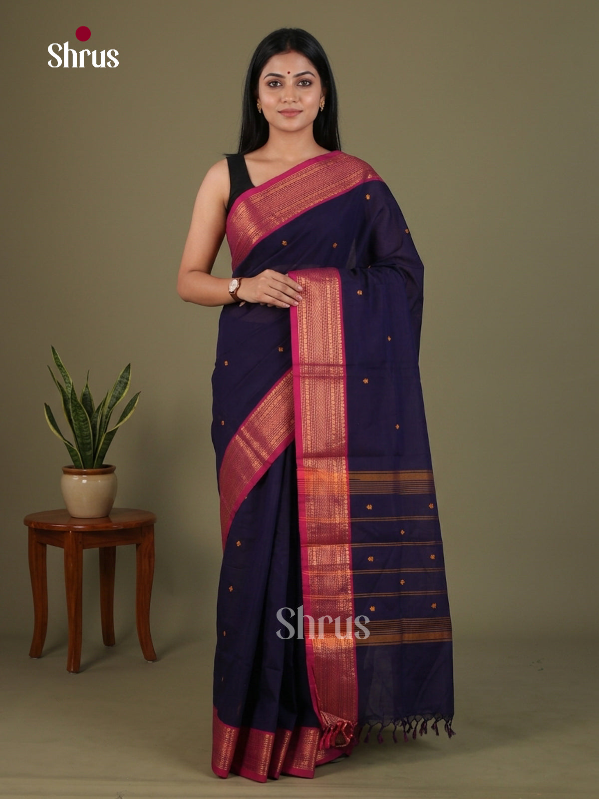 Chettinad Cotton Saree - EFS24038 - Shop on Shrus.com
