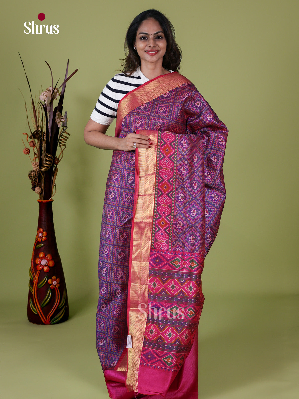 Semi Patola Saree - EFS24091