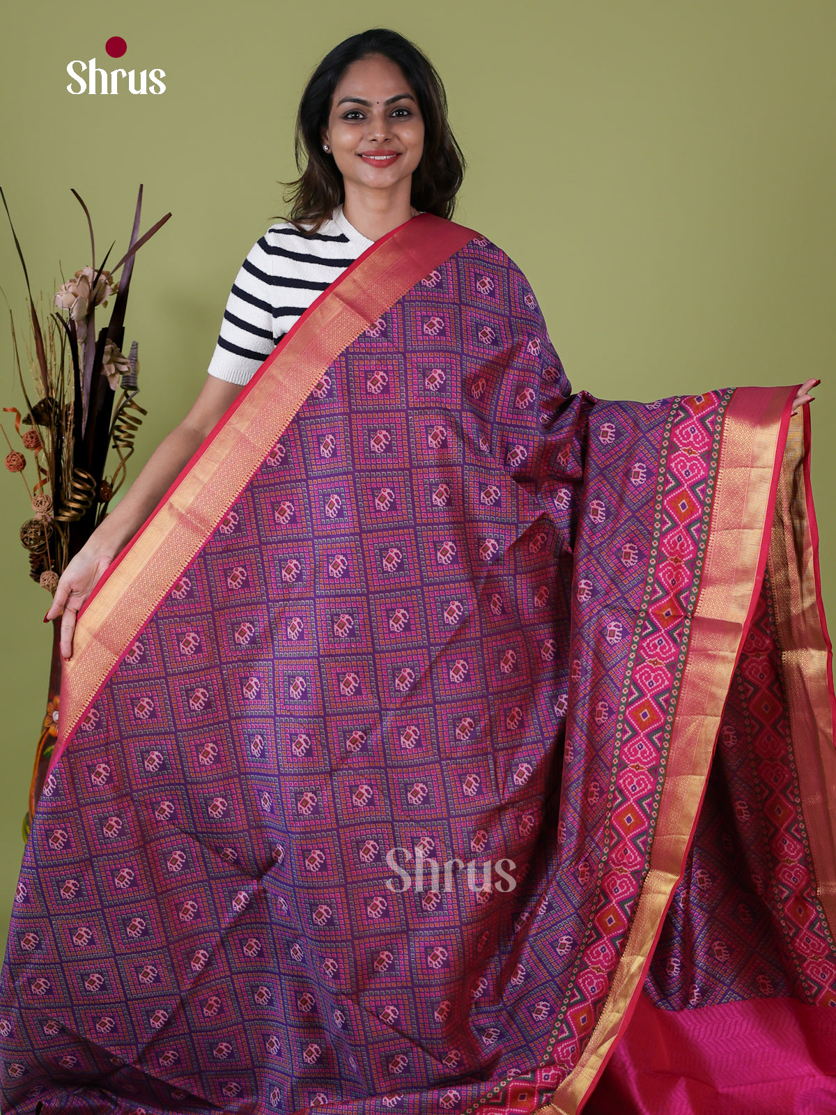 Semi Patola Saree - EFS24091