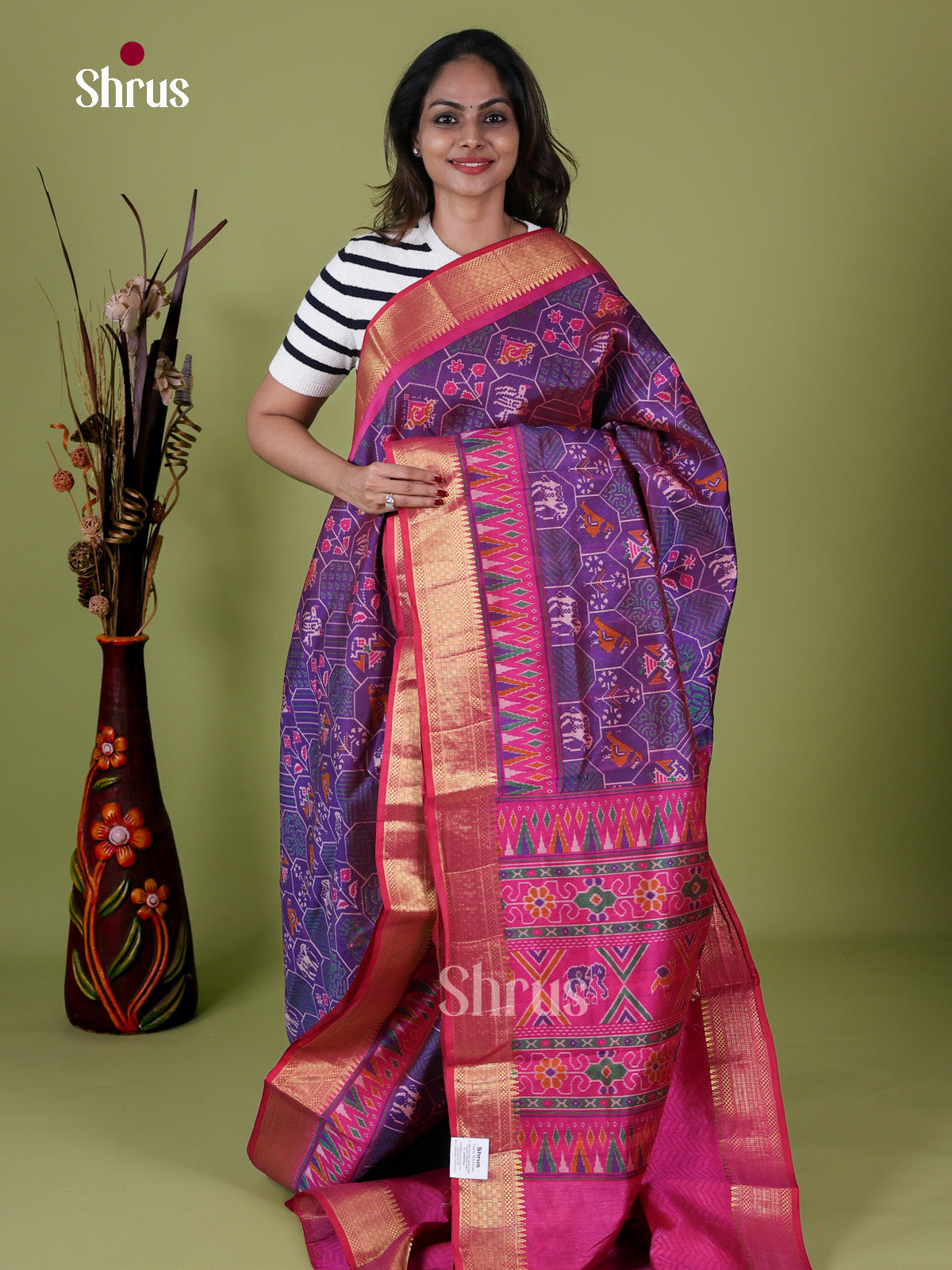 Semi Patola Saree - EFS24092