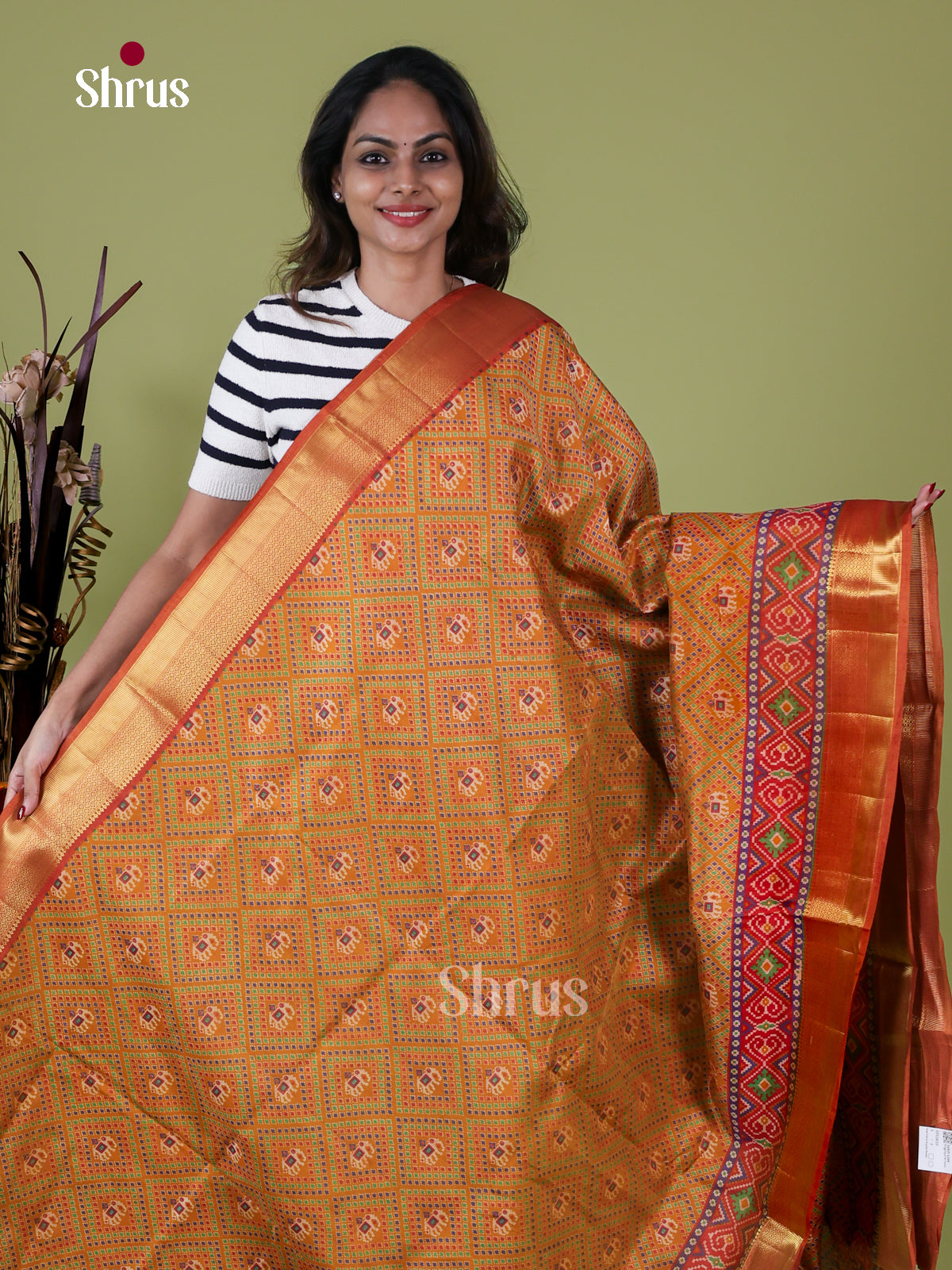Semi Patola Saree - EFS24110