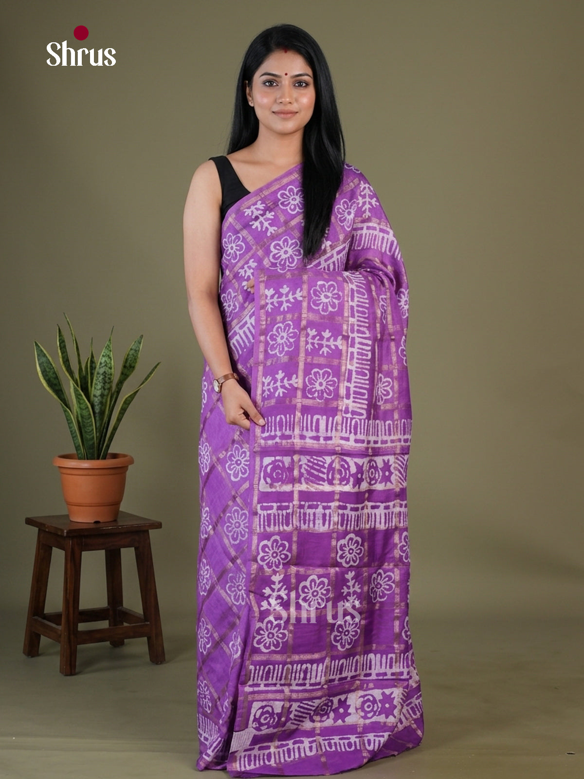 Chanderi Saree - EFS25016