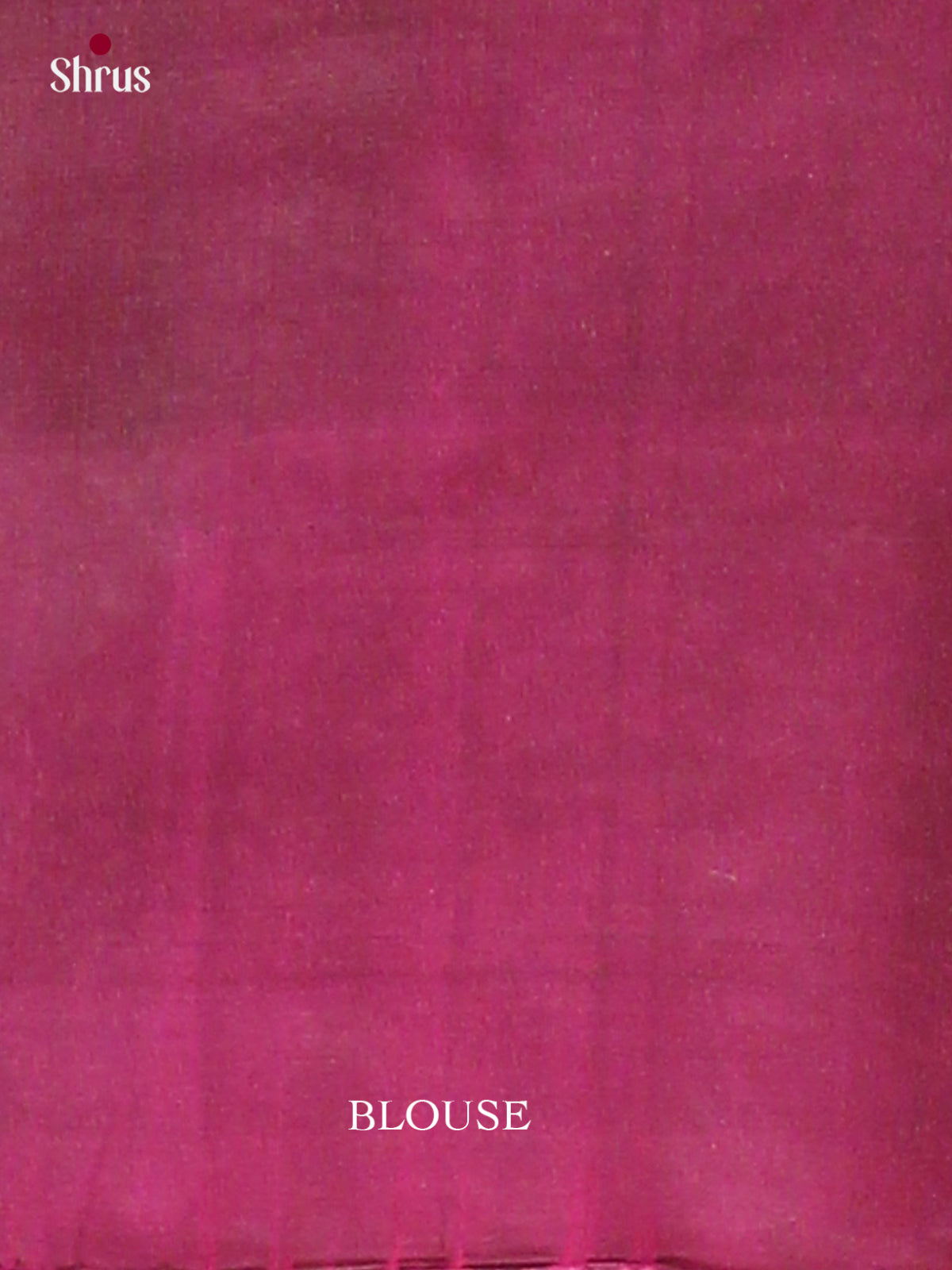 Dark Green Halfpure Soft Silk Saree with Geometric Buttas | Magenta Contrast Border - Shop on Shrus.com