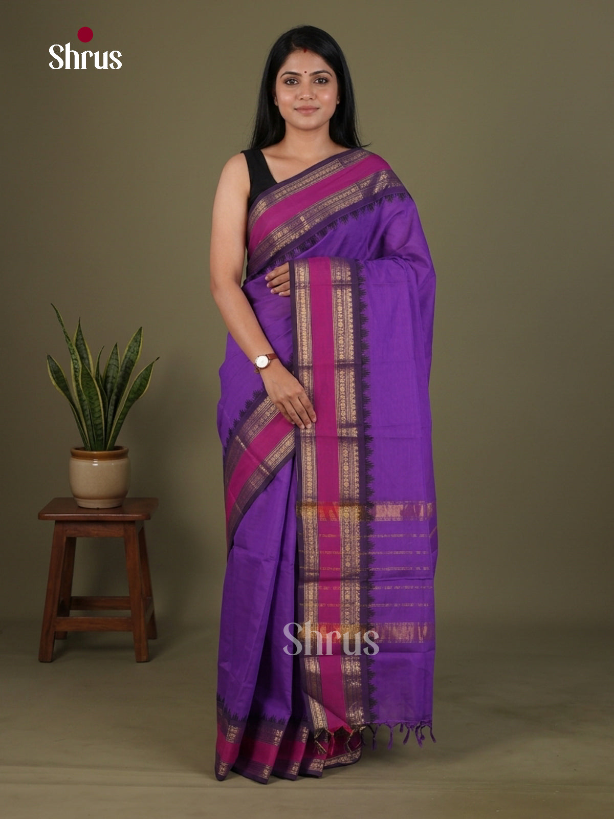 Chettinad Cotton Saree - EFS25138 - Shop on Shrus.com
