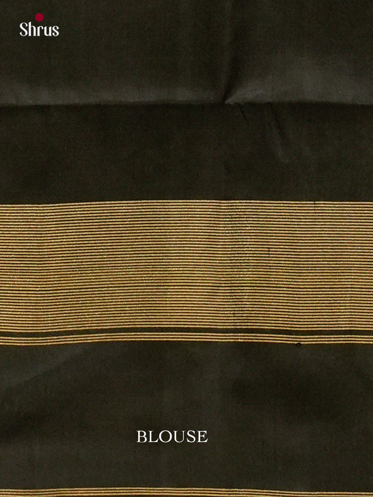 Olive Green Soft Silk Saree with Kolam | Black Contrast Border