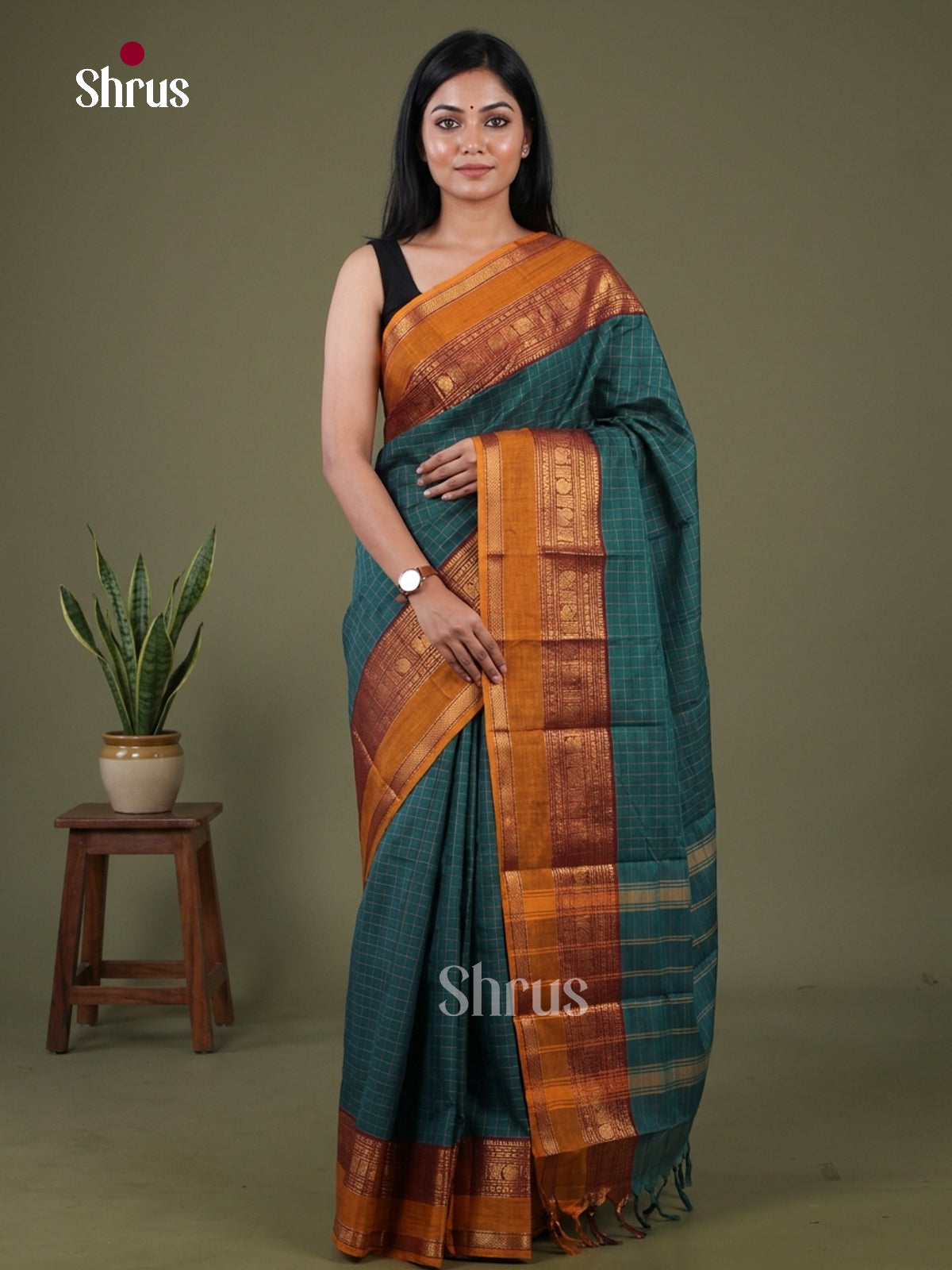 Chettinad Cotton Saree - EFS26043