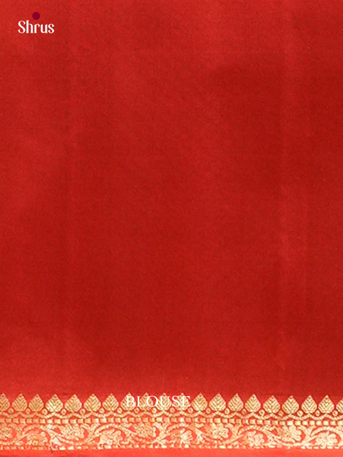 Dark Orange Soft Silk Saree with Round Zari Buttas