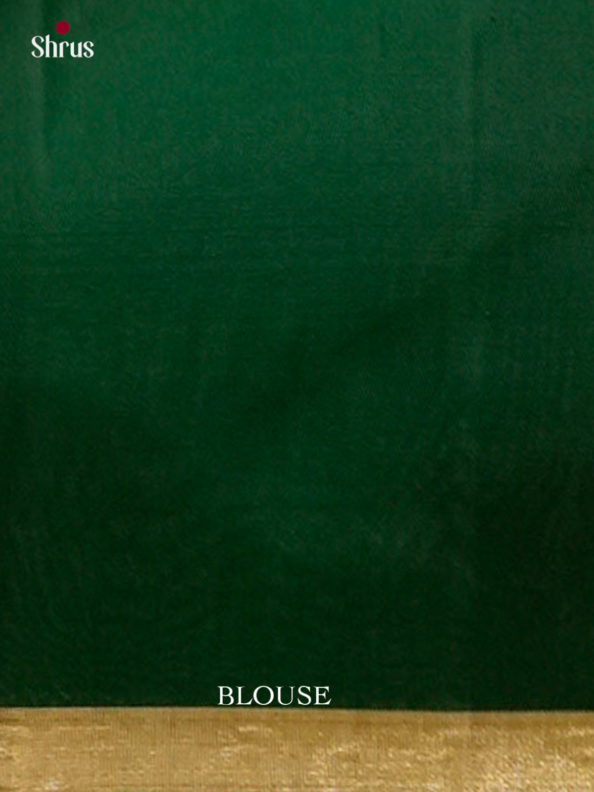 Dark Green Soft Silk Saree with Floral Buttas - Shop on Shrus.com