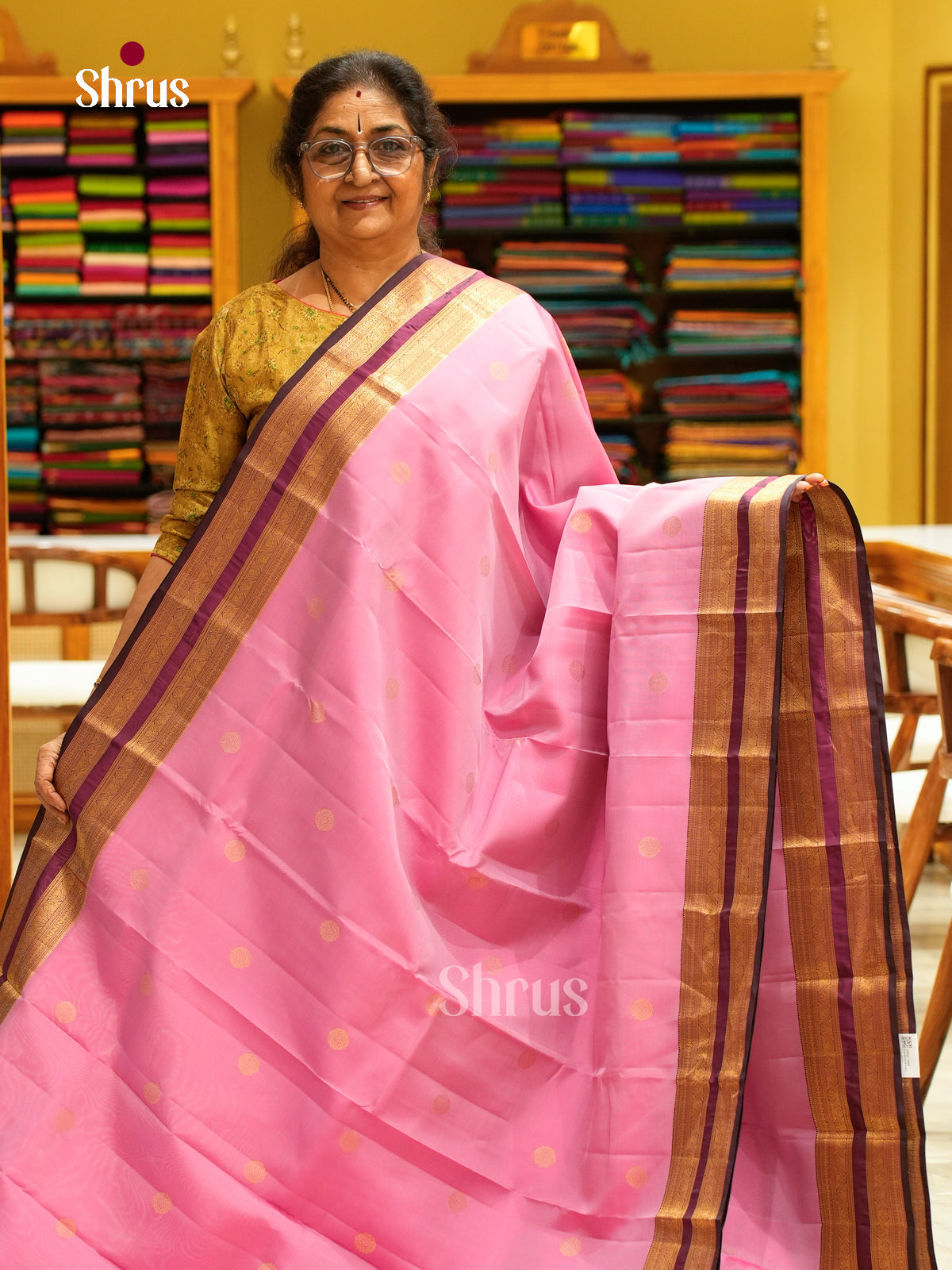 Kanchipuram silk Saree - EFS27125 - Shop on Shrus.com