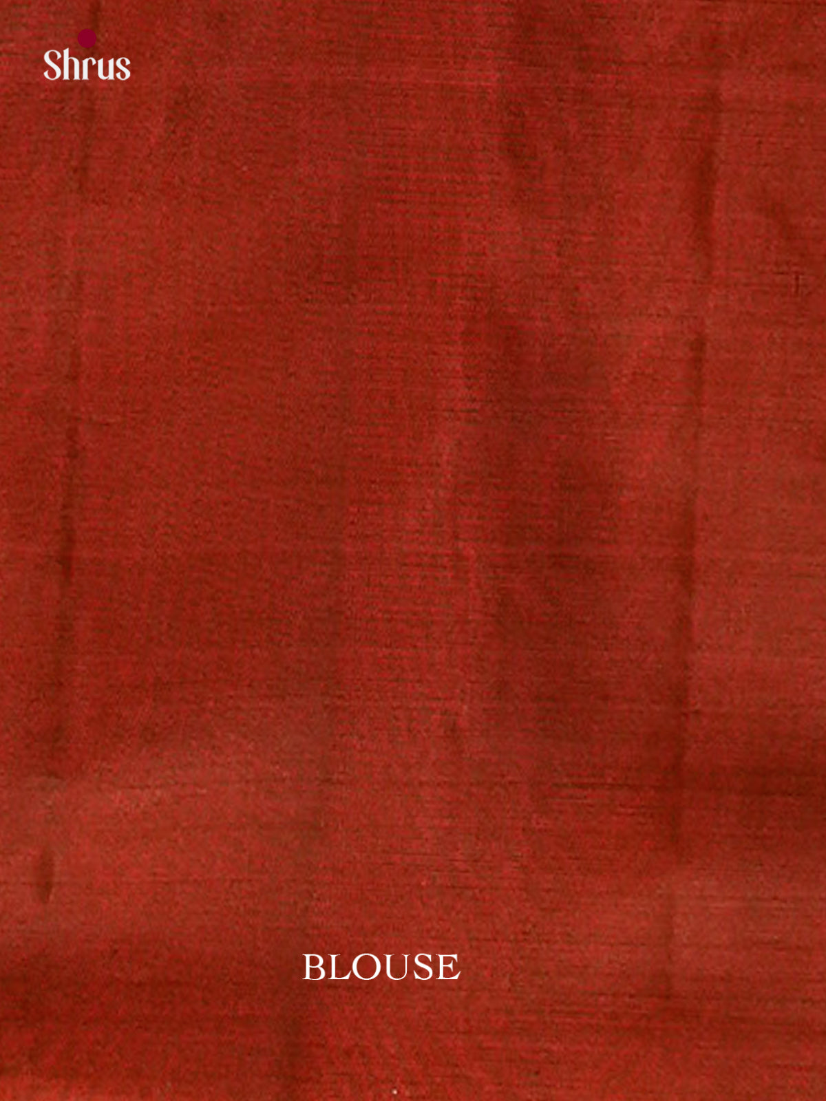 Rust Orange Soft Silk Saree with Zigzag Buttas