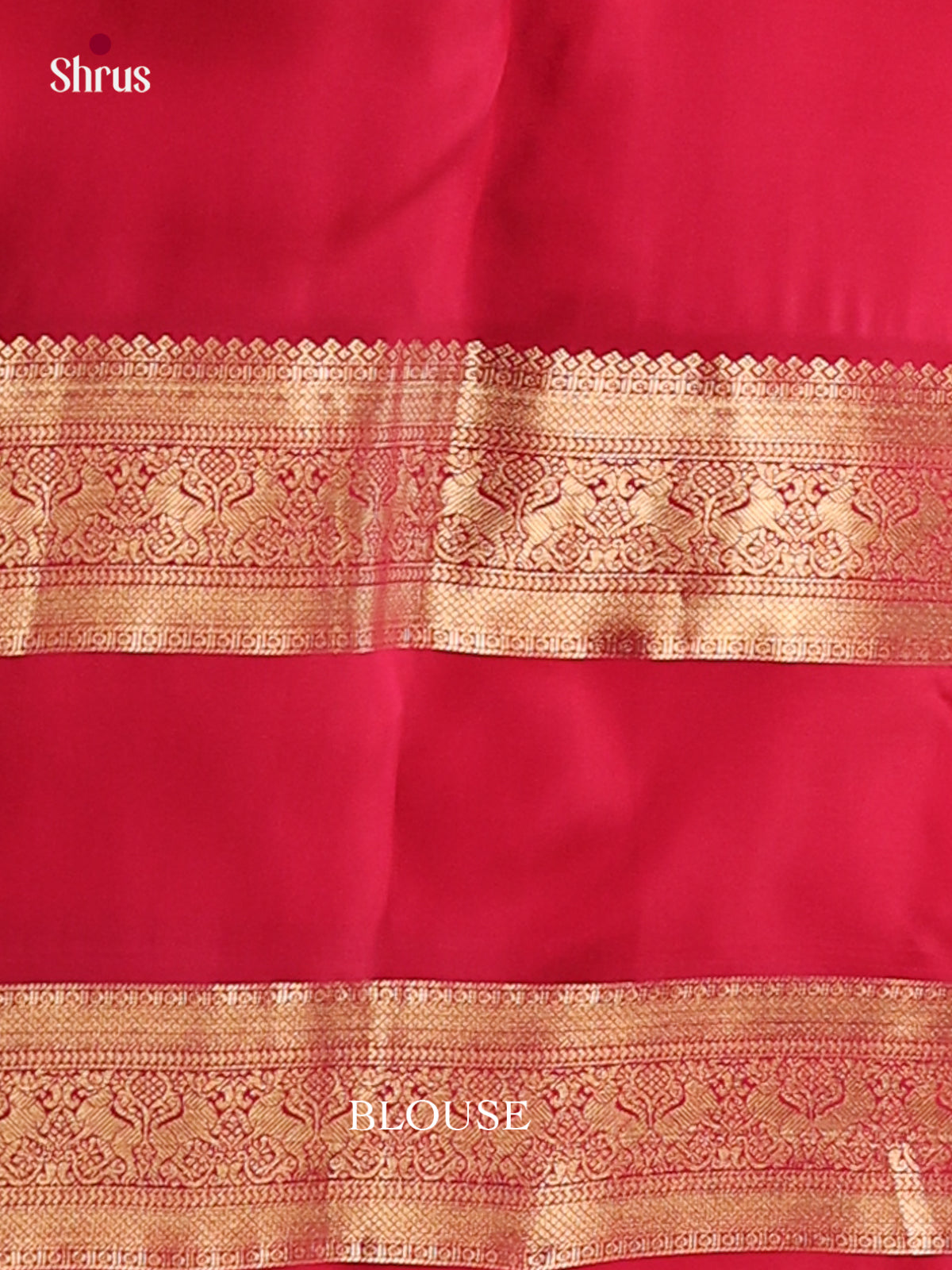 Green Kanchipuram Silk Saree with Floral Buttas | Pink Contrast Border — EFS27285
