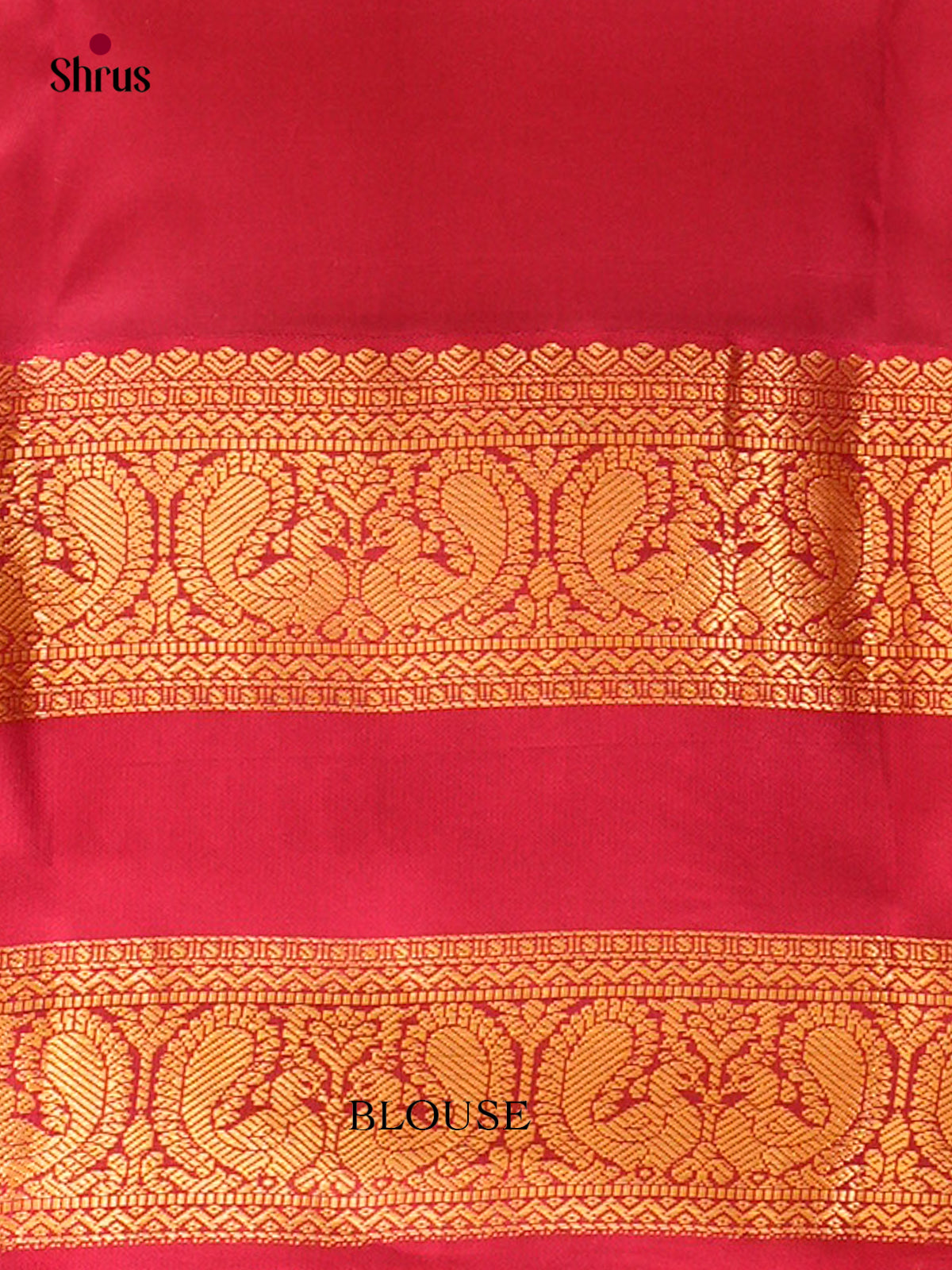 Yellow Kanchipuram Silk Saree with Floral Buttas | Pink Contrast Border — EFS27303 - Shop on Shrus.com