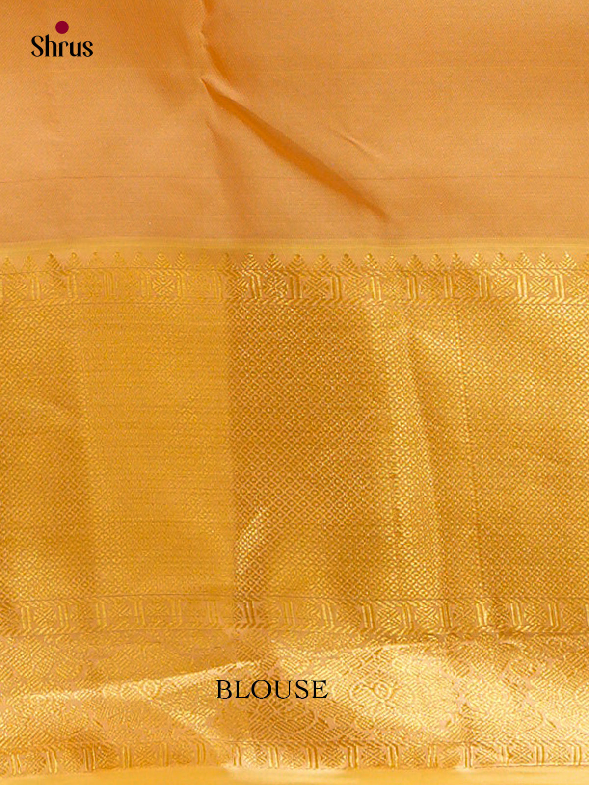 Red Kanchipuram Silk Saree with Floral Buttas | Cream Contrast Border