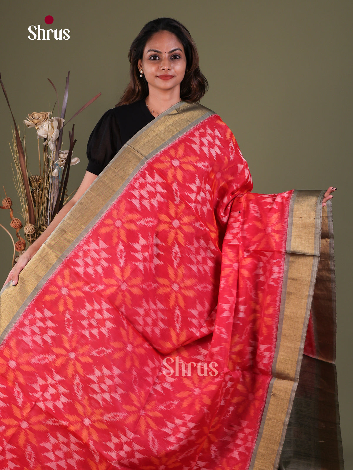 Pochampally sico Saree - EFS27361 - Shop on Shrus.com