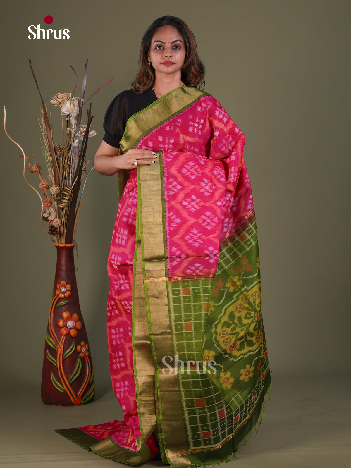 Pochampally sico Saree - EFS27365 - Shop on Shrus.com