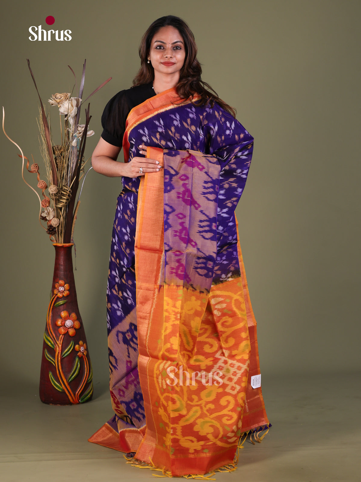 Pochampally sico Saree - EFS27376 - Shop on Shrus.com