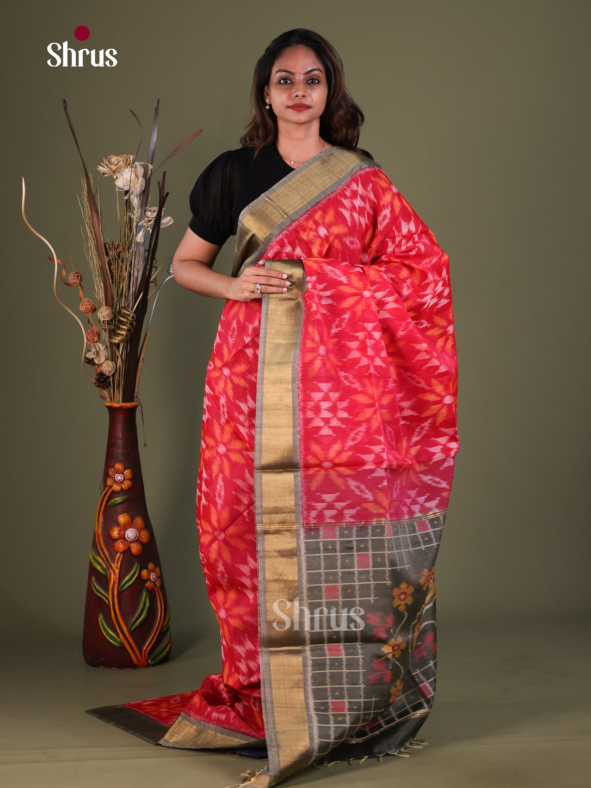 Pochampally sico Saree - EFS27377 - Shop on Shrus.com