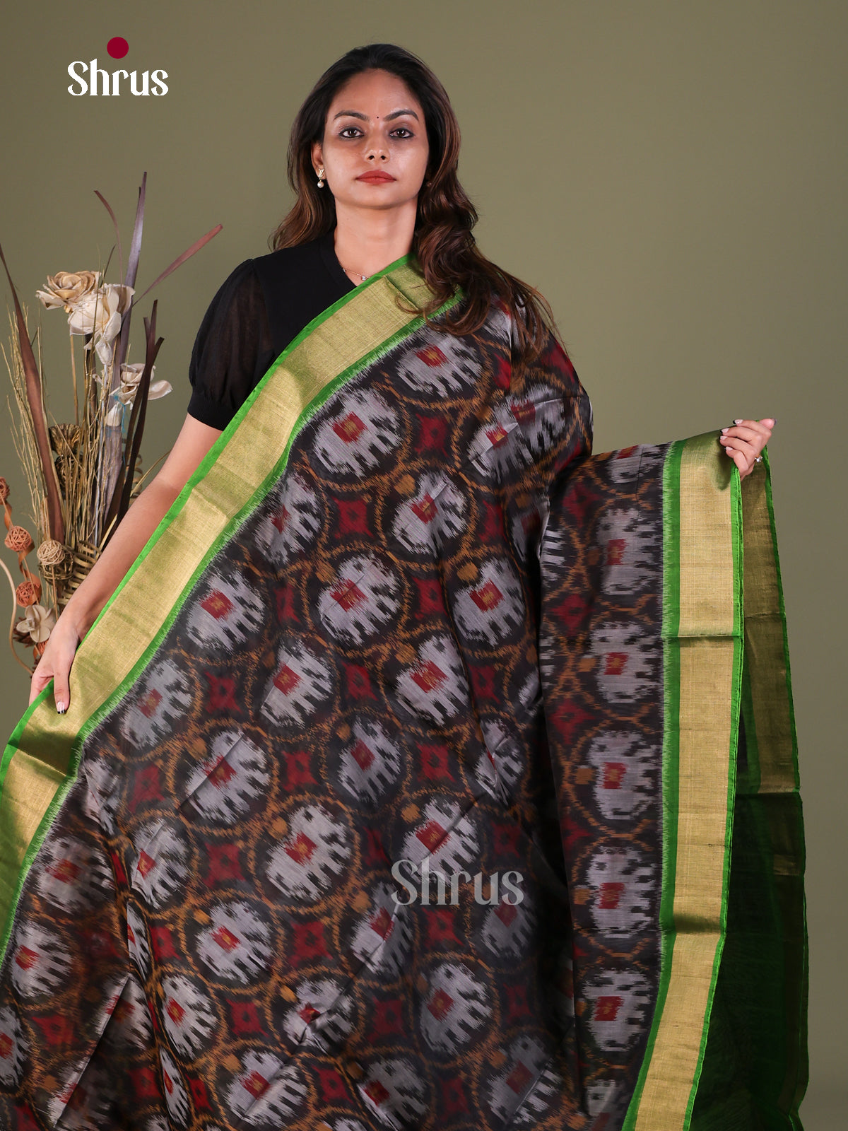 Pochampally sico Saree - EFS27382 - Shop on Shrus.com