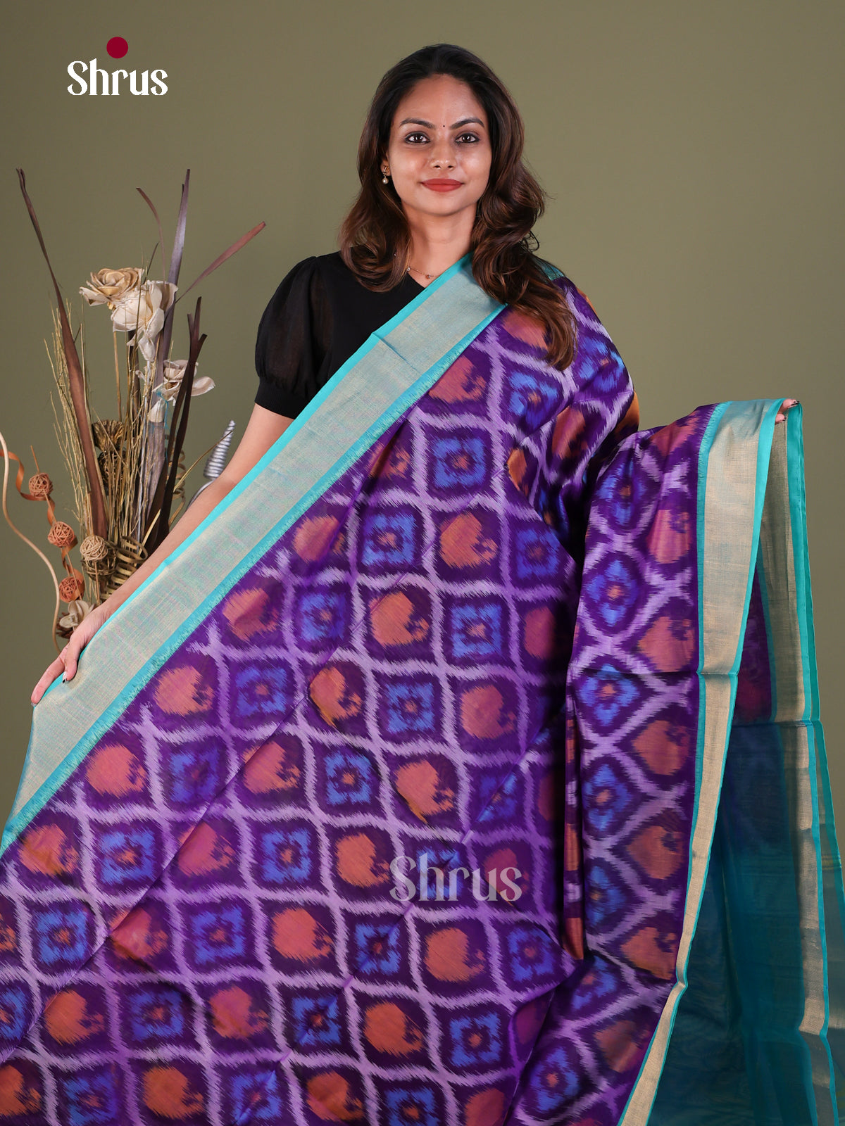 Pochampally sico Saree - EFS27389 - Shop on Shrus.com