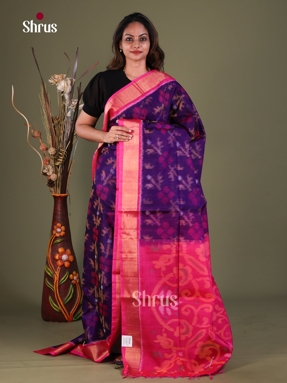 Pochampally sico Saree - EFS27393 - Shop on Shrus.com