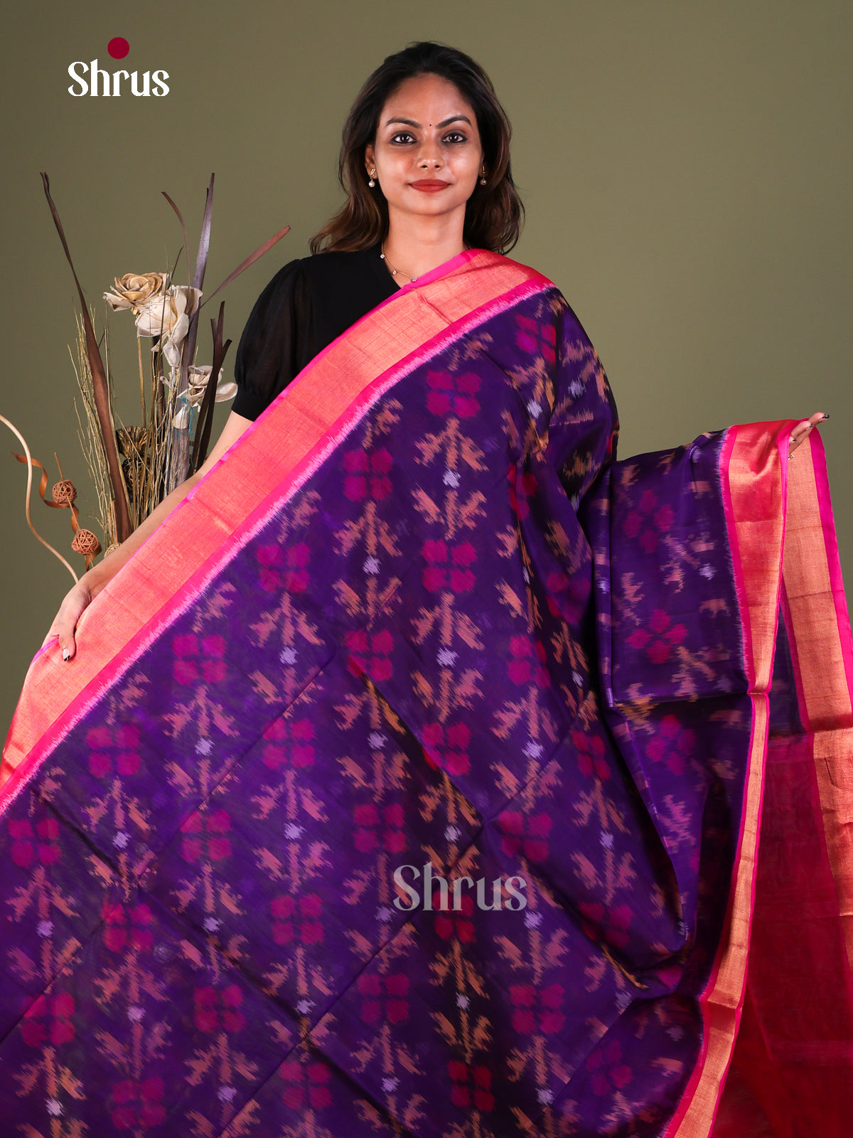 Pochampally sico Saree - EFS27393 - Shop on Shrus.com