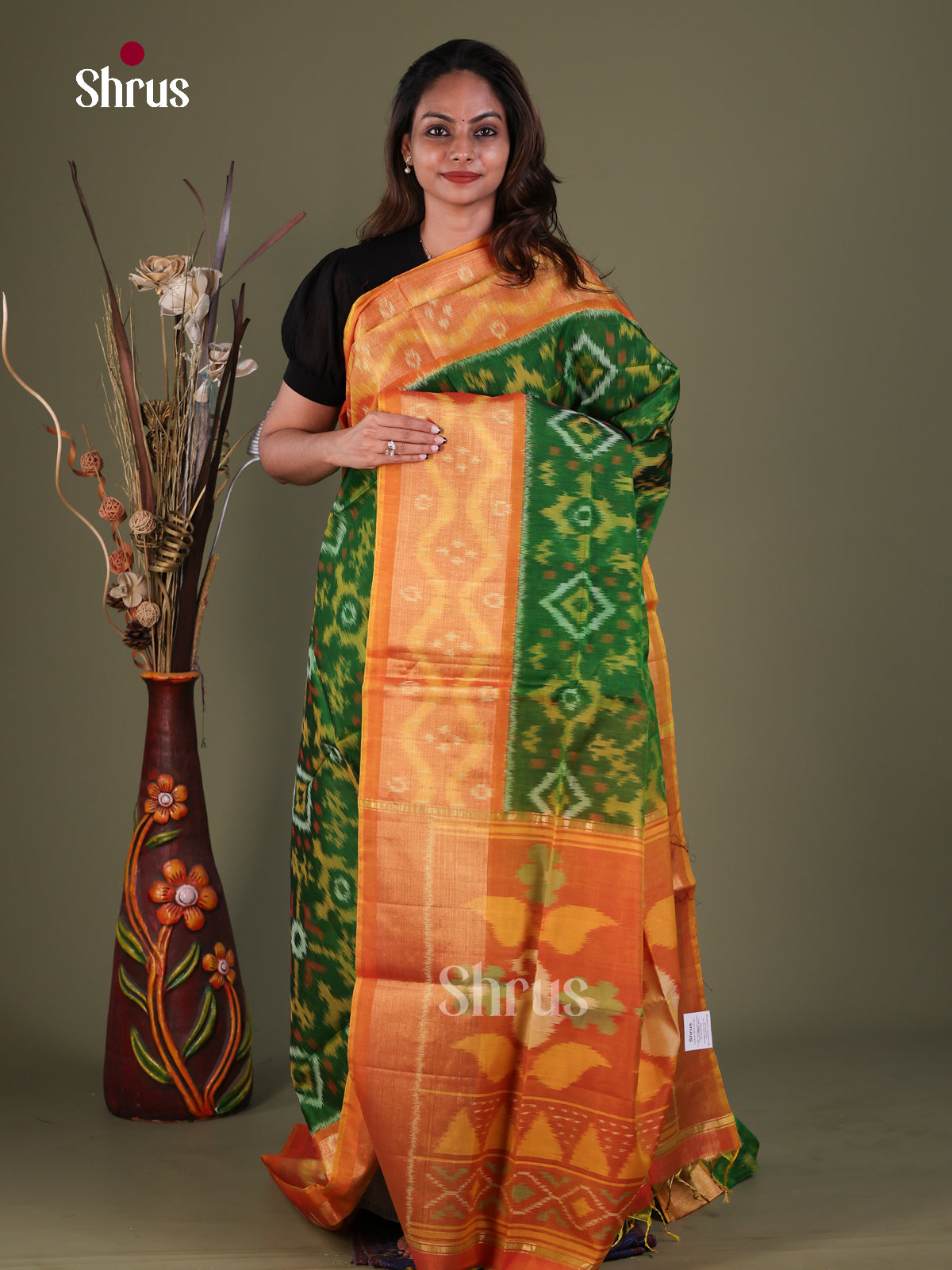 Pochampally sico Saree - EFS27400 - Shop on Shrus.com
