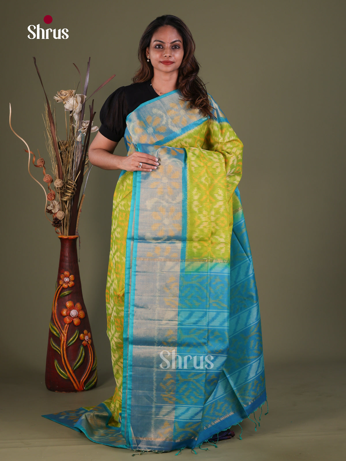 Pochampally sico Saree - EFS27401 - Shop on Shrus.com
