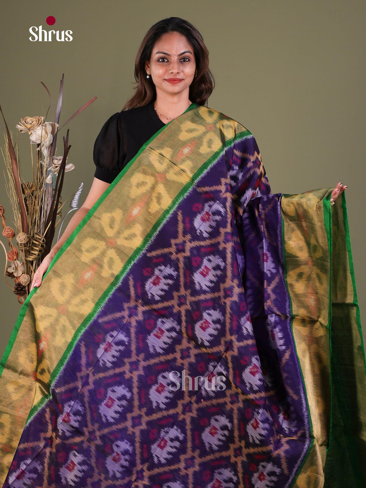 Pochampally sico Saree - EFS27402 - Shop on Shrus.com