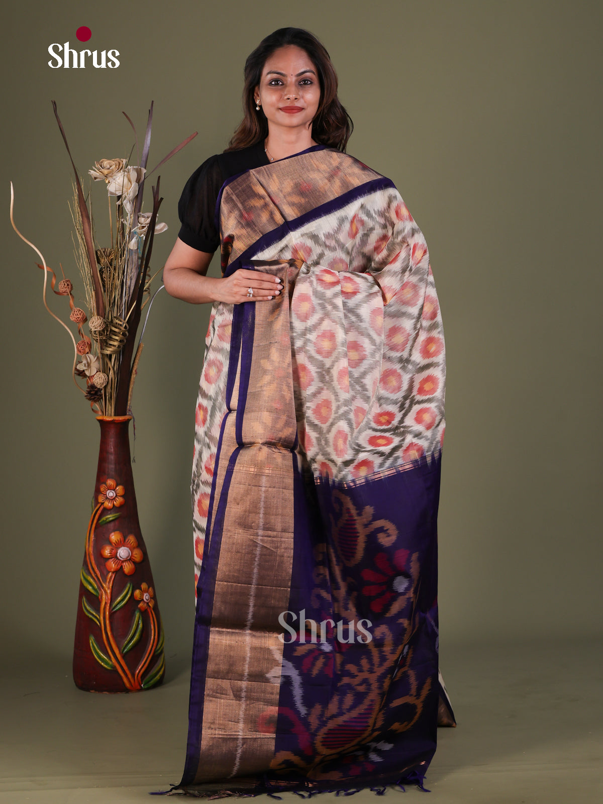 Pochampally sico Saree - EFS27406 - Shop on Shrus.com