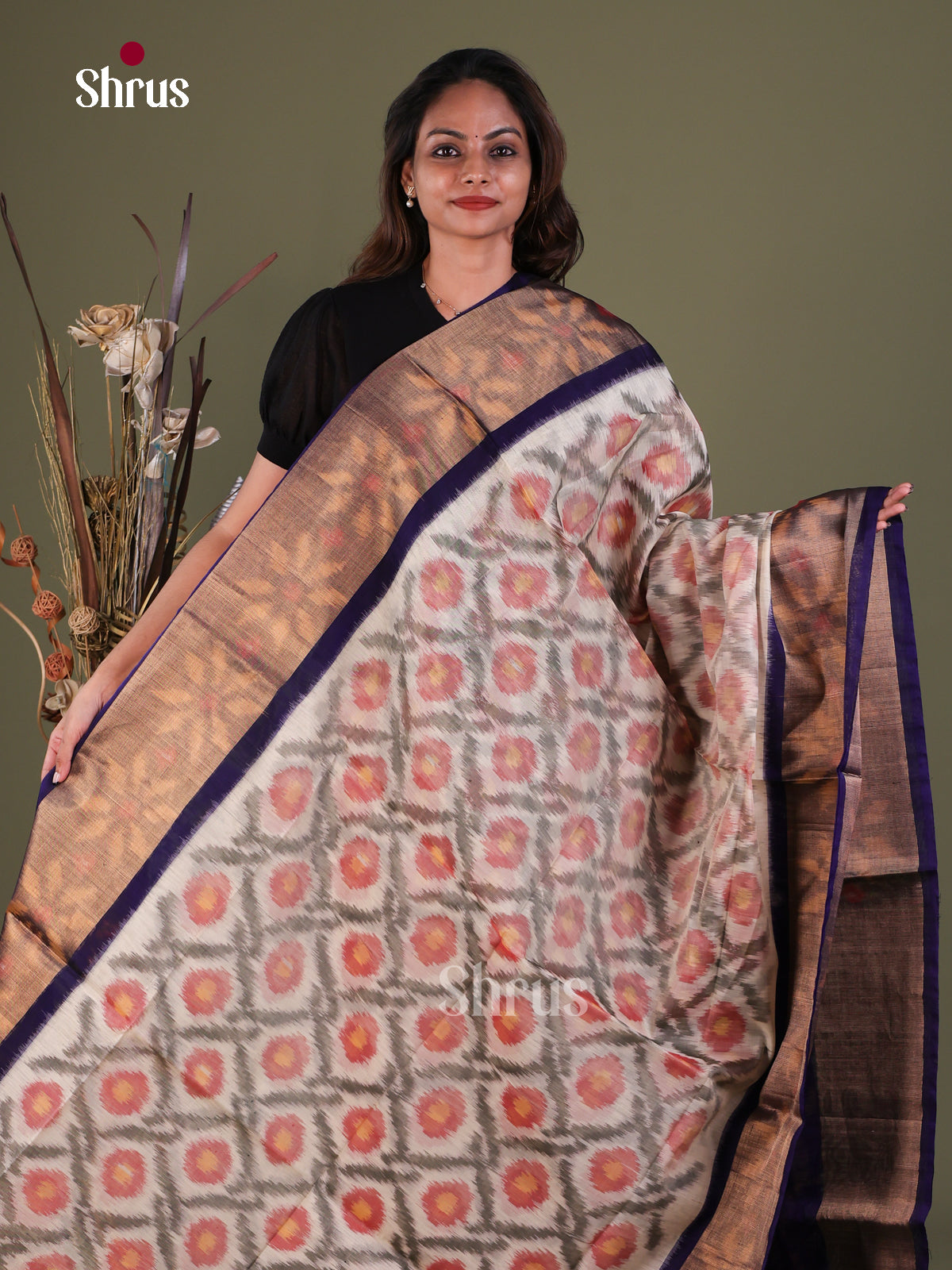 Pochampally sico Saree - EFS27406 - Shop on Shrus.com
