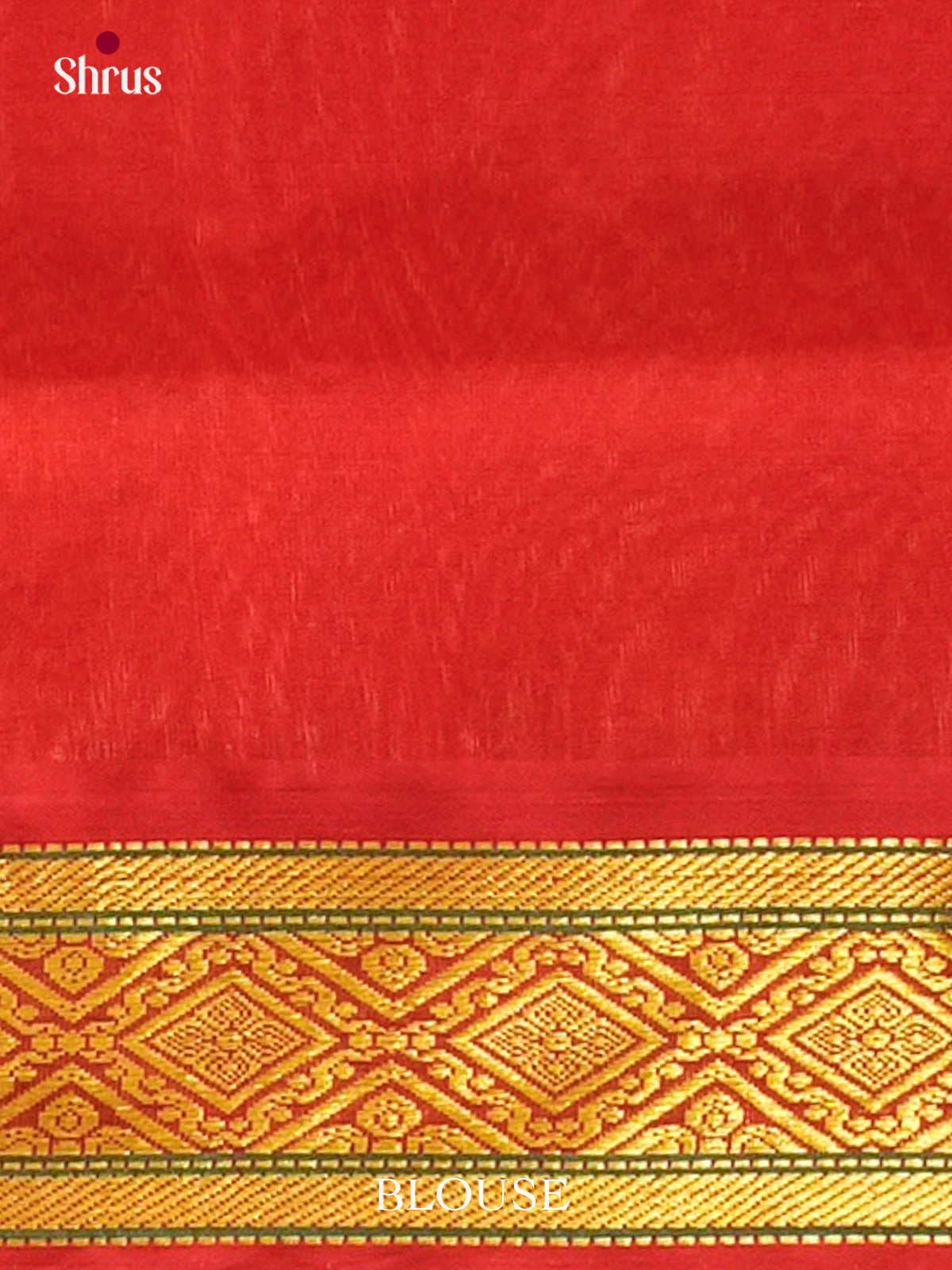 Mango Yellow Silk Cotton Saree | Red Contrast Border — Contrast Zari Border