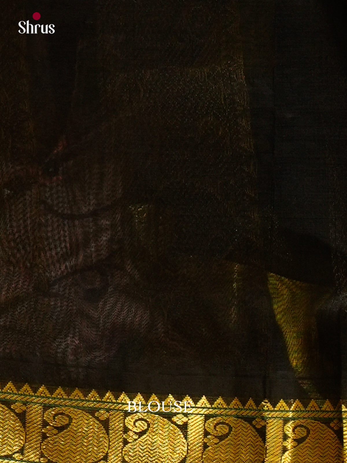 Yellow Silk Cotton Saree with Mango / Paisley Buttas | Black Korvai Border