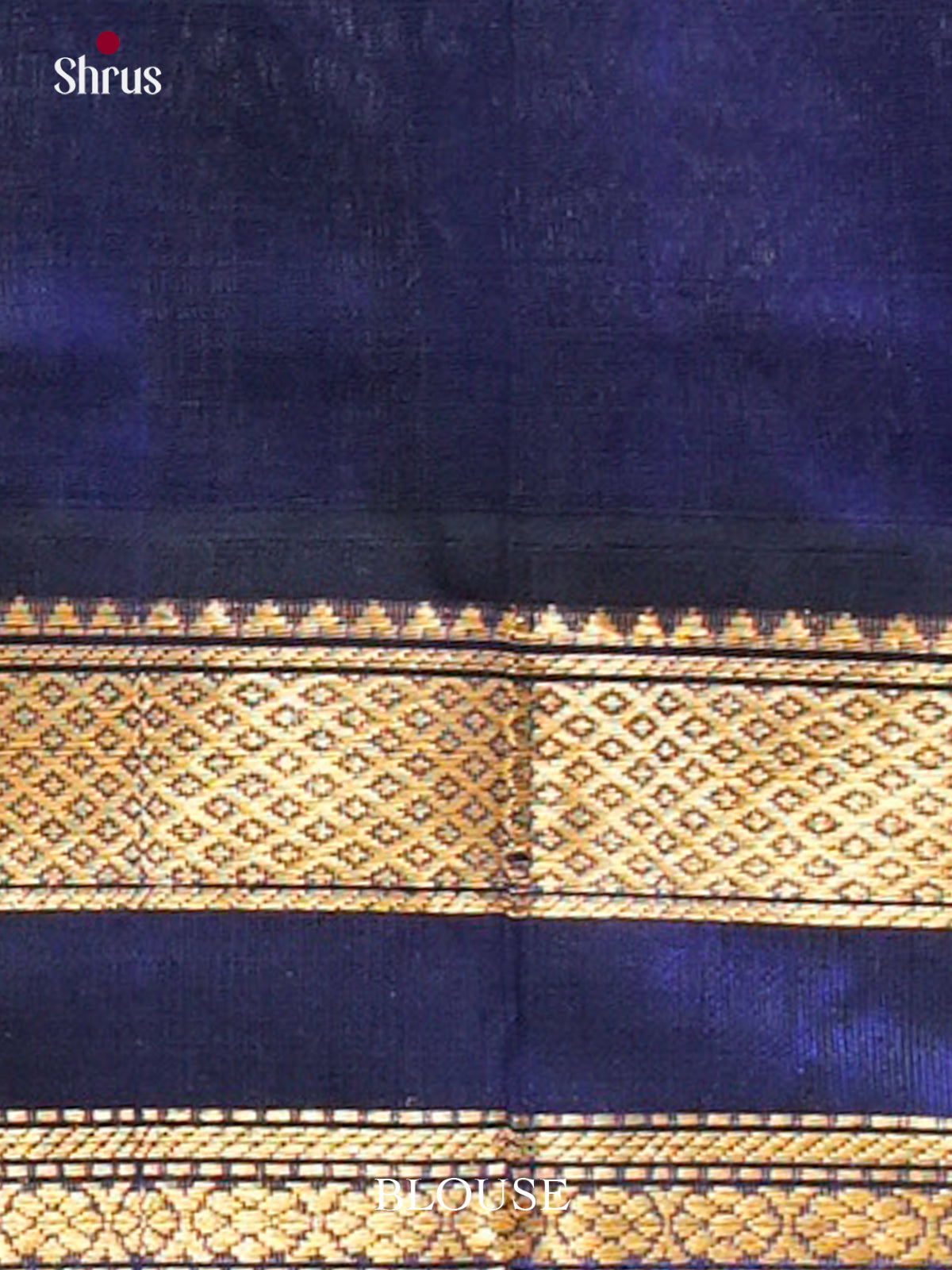 Green Halfpure Silk Cotton Saree with Floral Buttas | Blue Contrast Border