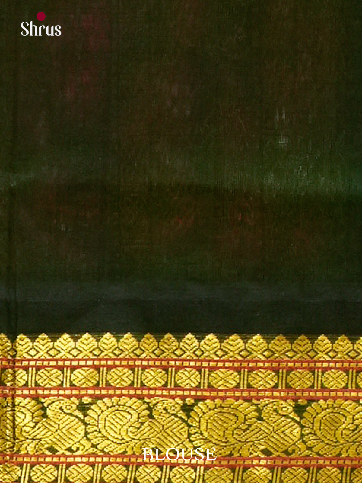 Pink Silk Cotton Saree with Checks | Bottle Green Contrast Border