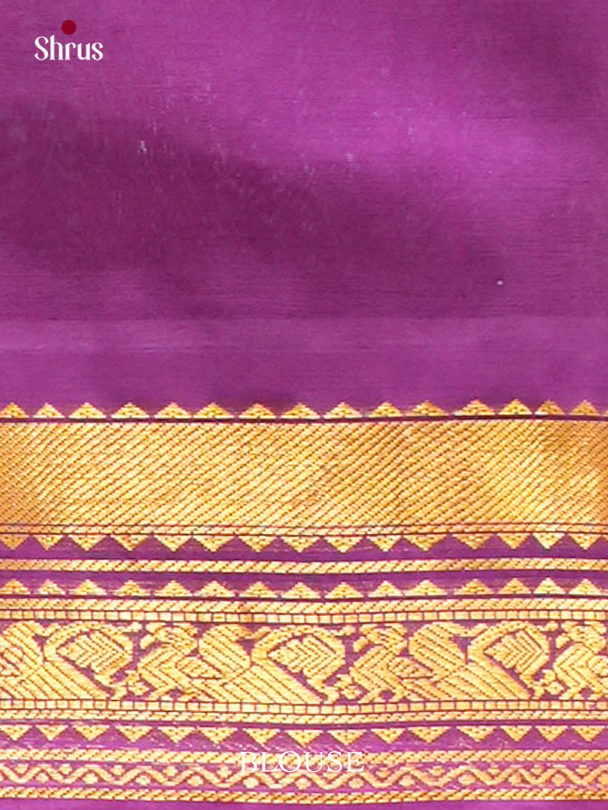 Pista Green Silk Cotton Saree with Checks with Buttas and Peacock Buttas | Violet Contrast Border