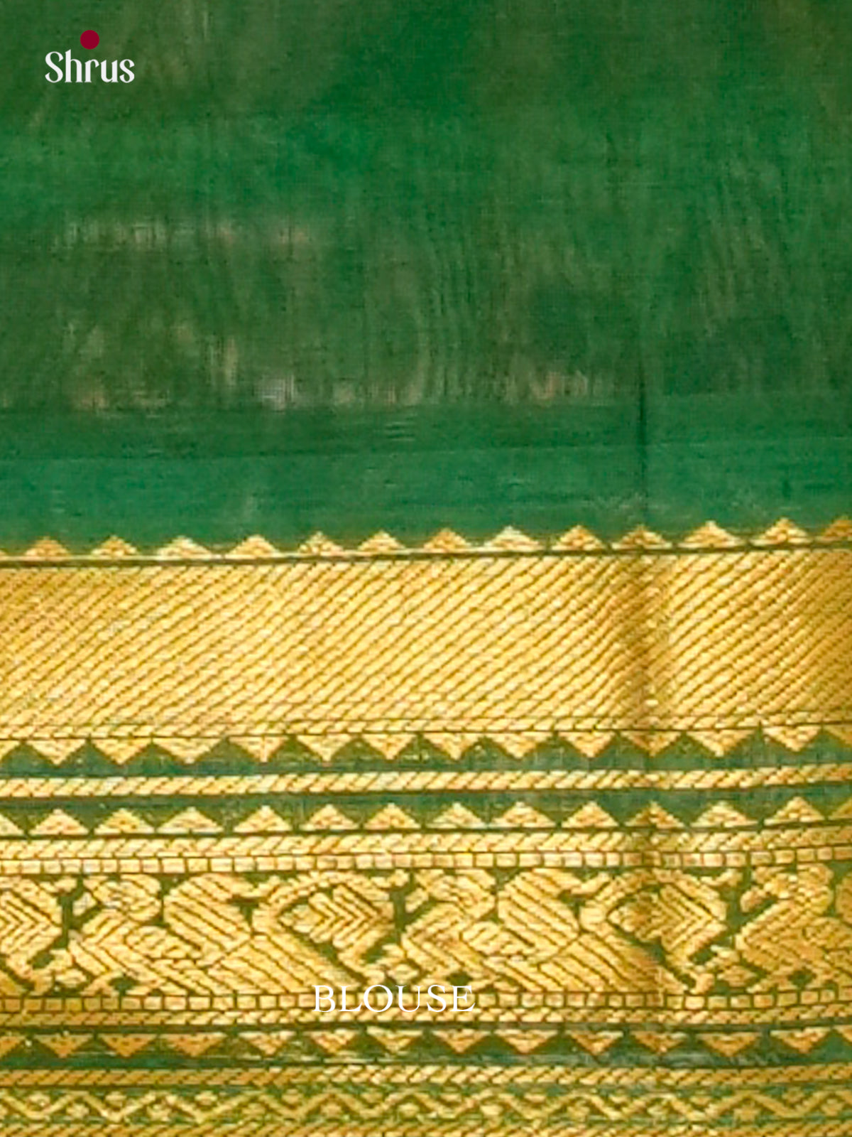 Pista Green Silk Cotton Saree with Checks with Buttas and Peacock Buttas | Dark Green Contrast Border