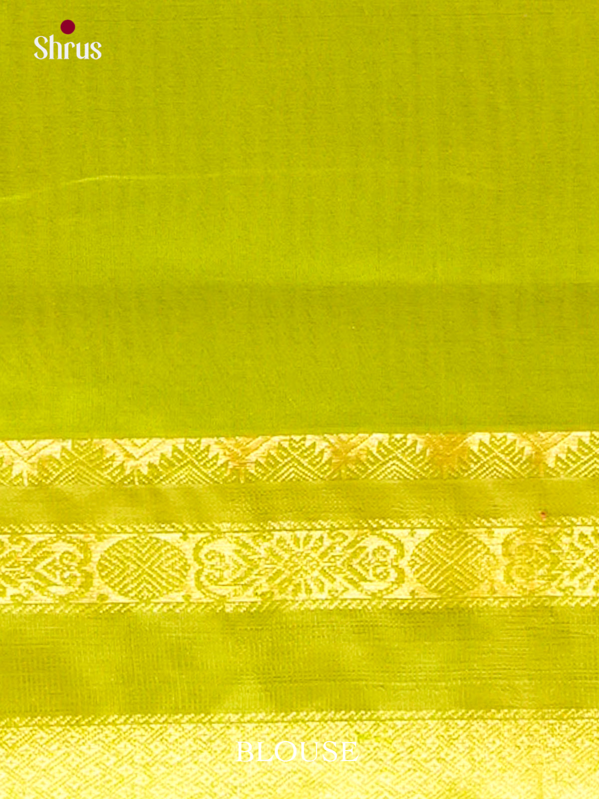 Off-White Silk Cotton Saree with Checks with Buttas and Leaf Buttas | Lime Green Contrast Border - Shop on Shrus.com