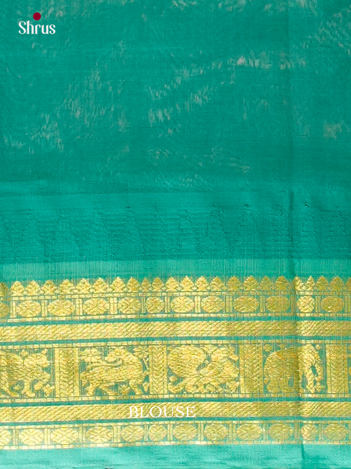 Purple Silk Cotton Saree with Checks with Buttas and Floral Buttas | Turquoise Contrast Border