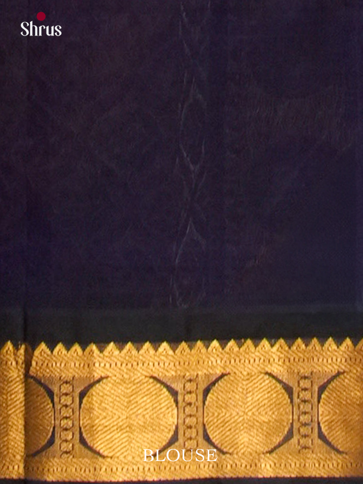Pink Silk Cotton Saree with Checks | Blue Contrast Border — Contrast Border with Motifs - Shop on Shrus.com