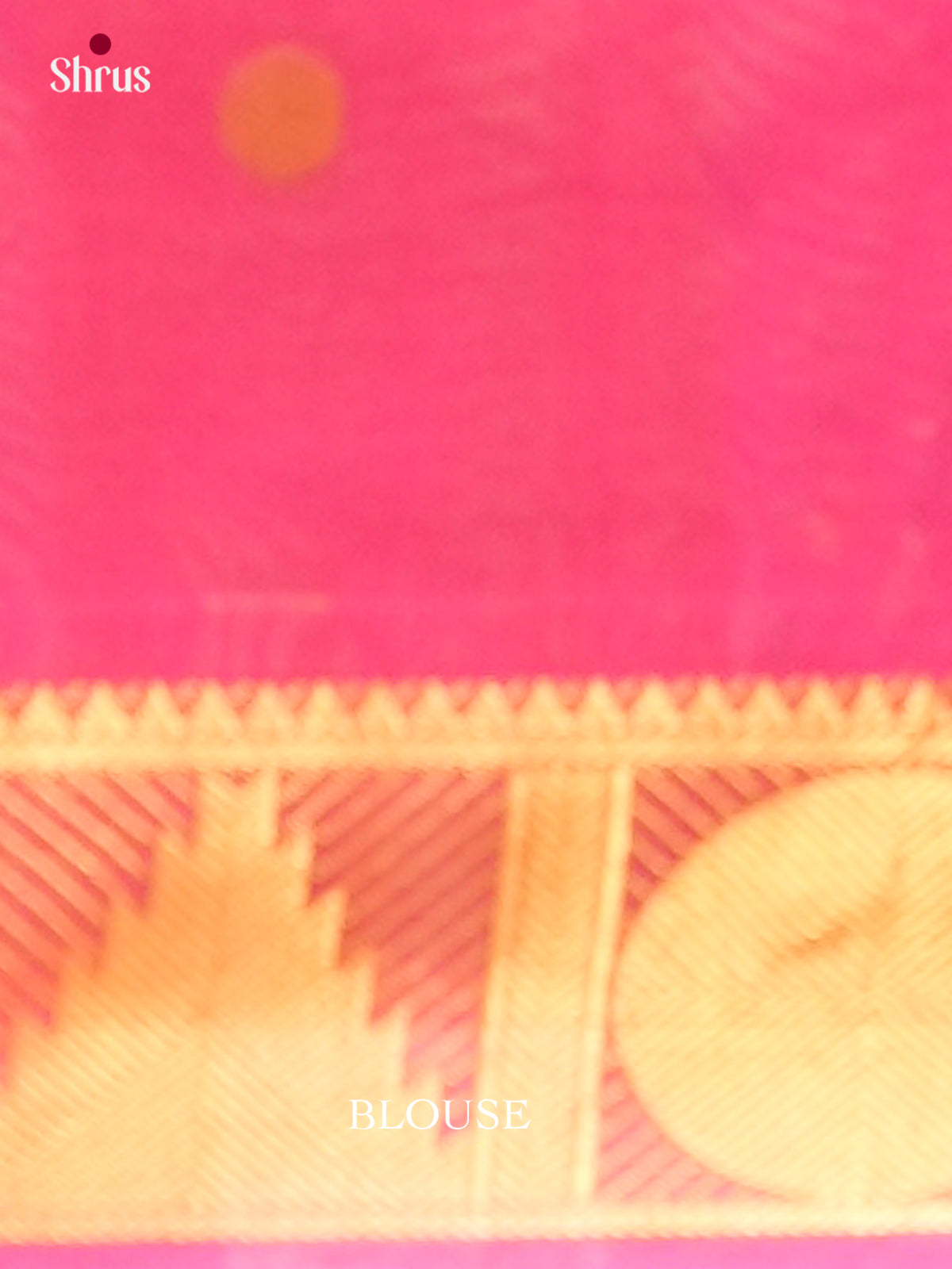 Bottle Green Silk Cotton Saree with Coin Buttas | Pink Contrast Border