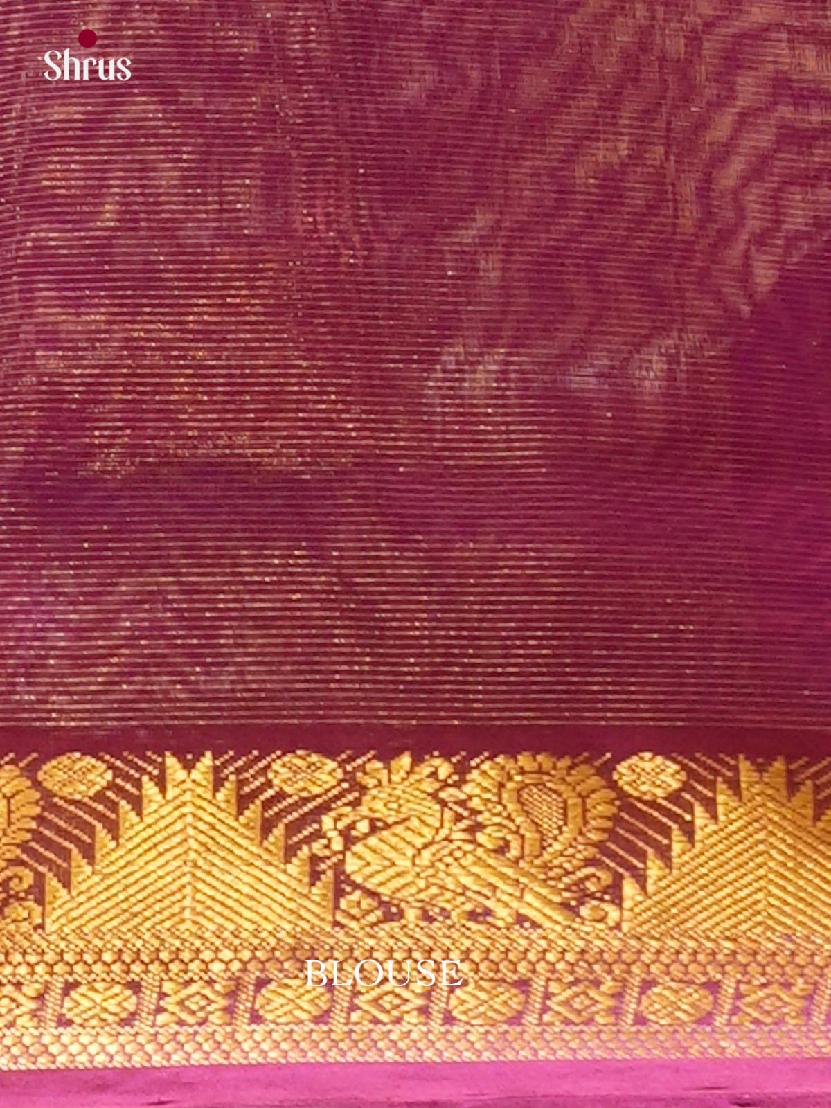 Dual Tone [Color] Silk Cotton Saree with Lines and Vaira oosi