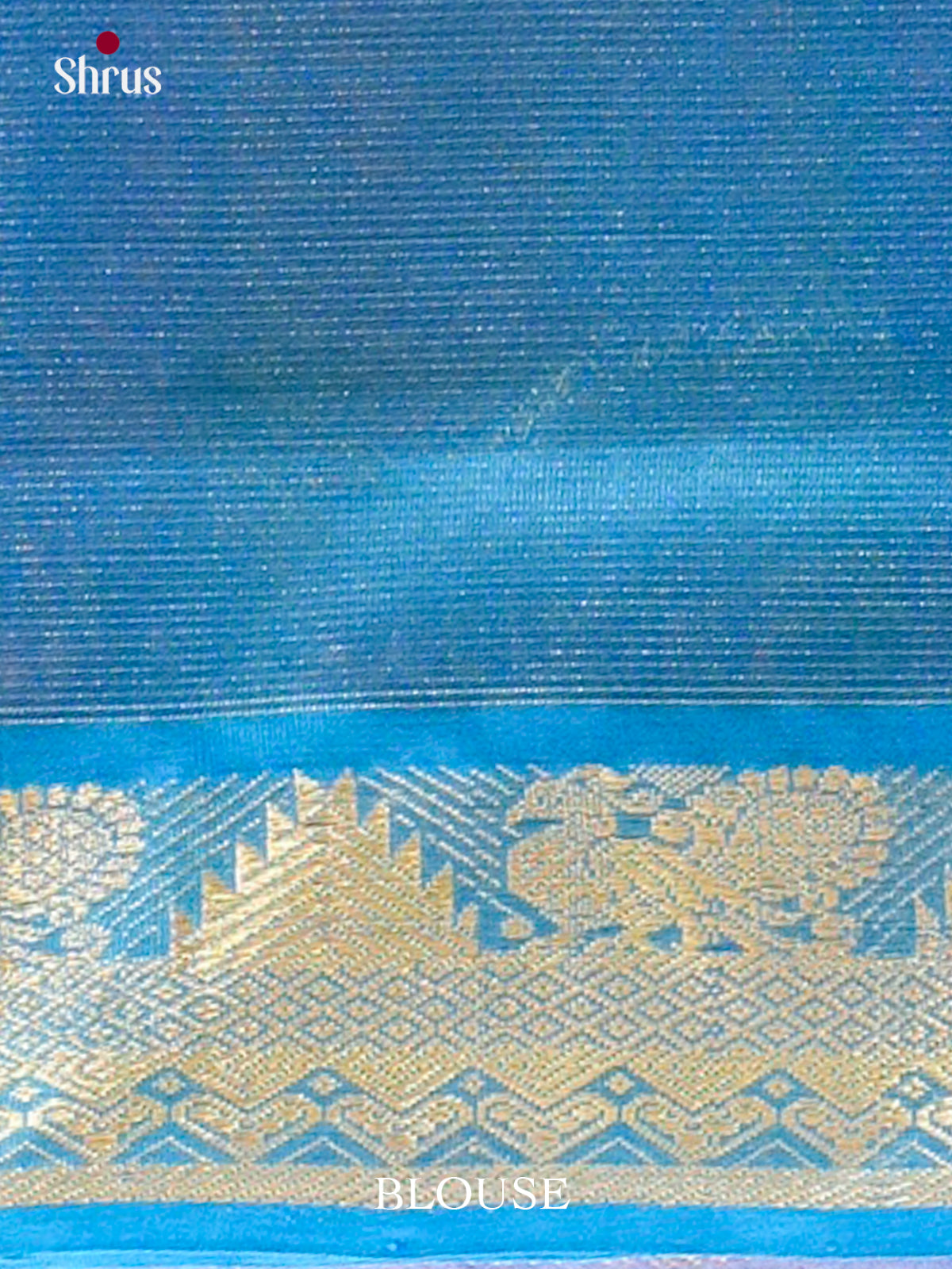 Pink Silk Cotton Saree with Lines and Vaira Oosi | Sky Blue Contrast Border