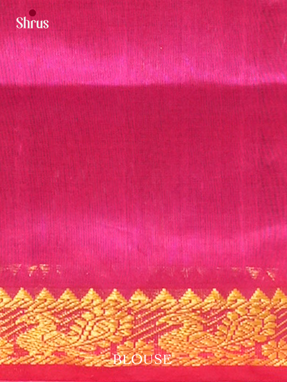 Violet Silk Cotton Saree | Pink Contrast Border