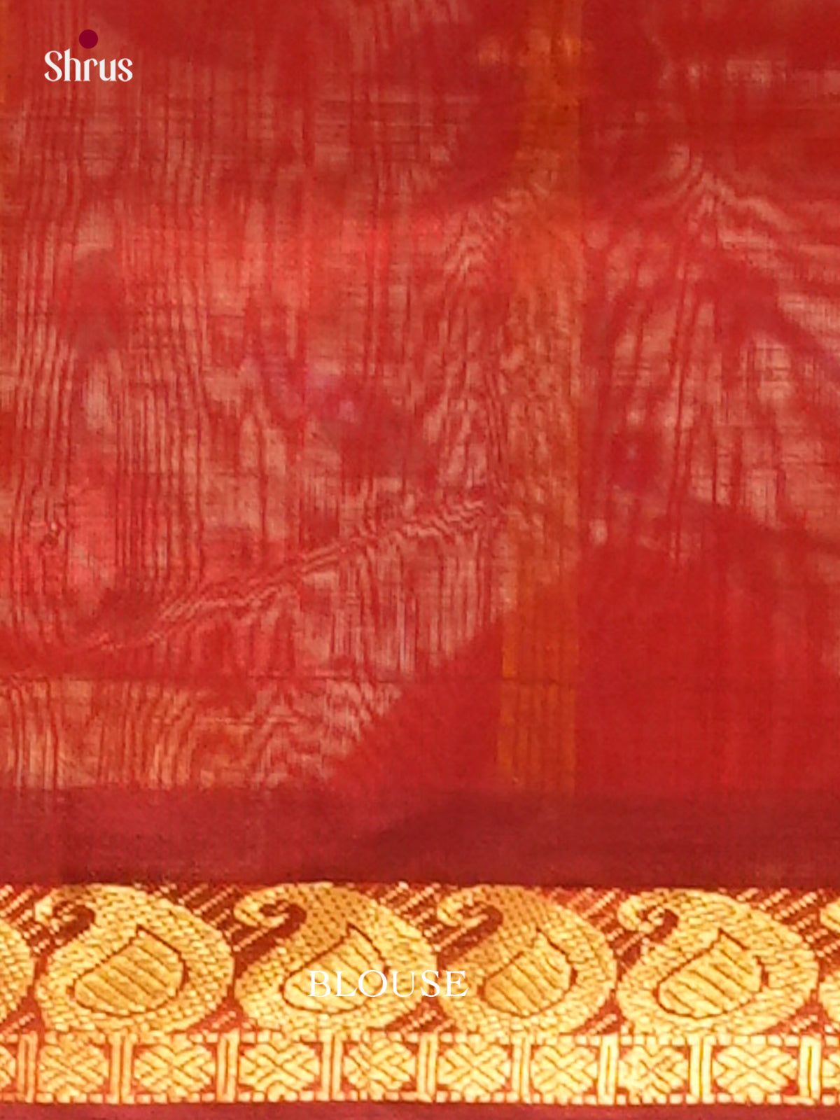 Mango Yellow Silk Cotton Saree | Red Contrast Border