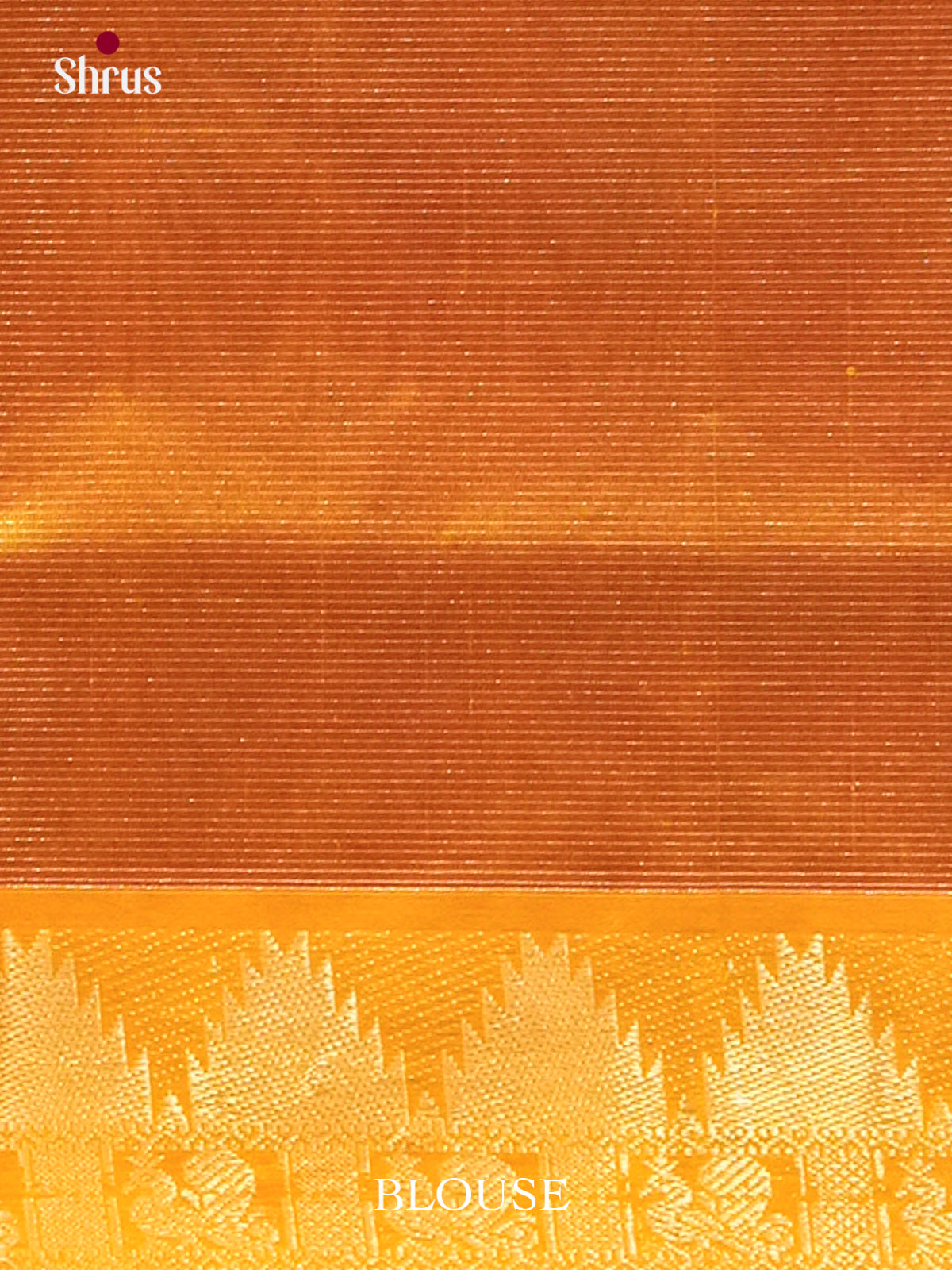 Dual Tone [Color] Silk Cotton Saree with Lines and Vaira oosi | Mustard Contrast Border
