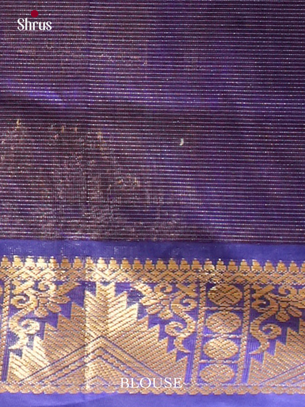 Bottle Green Silk Cotton Saree with Lines and Vaira Oosi | Royal Blue Contrast Border