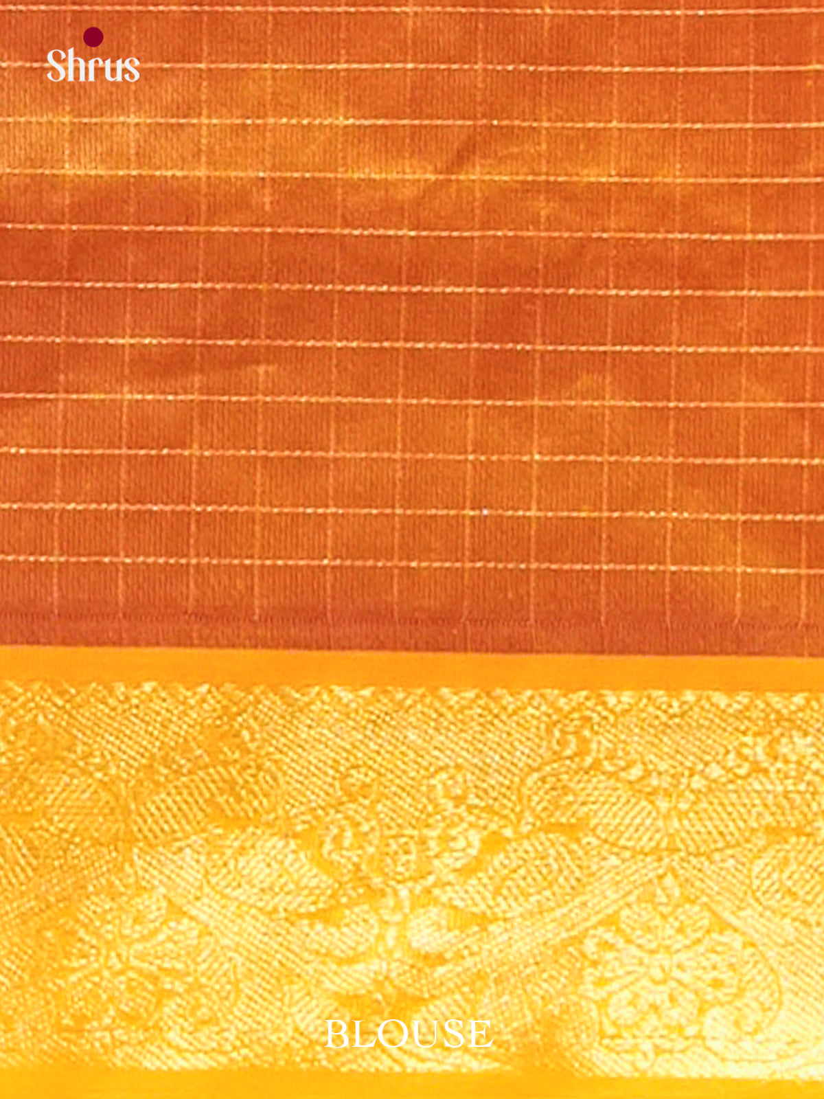 Pink Silk Cotton Saree with Checks and Thousand Buttas | Mustard Contrast Border